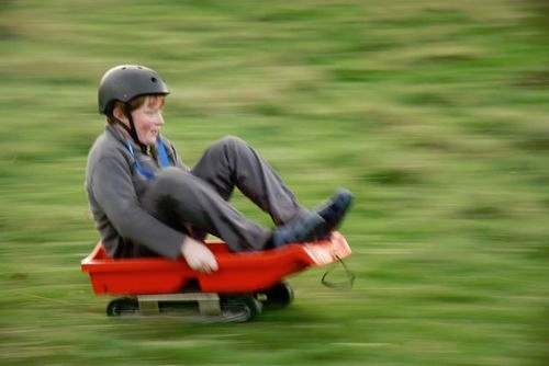 grass sledging